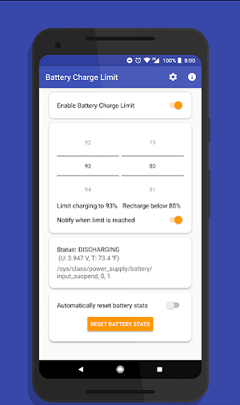 battery charge limit汉化版