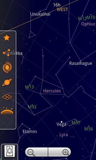 google sky map